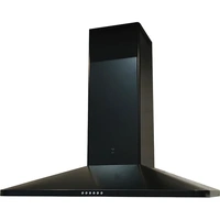 Sirius 900mm Ombra Black Canopy Rangehood with Onboard Motor SL22900BKEL