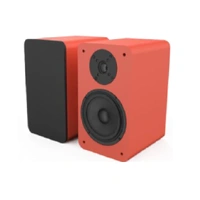 Silcron Rythym SLR07 Wireless Active Bookshelf Speakers with HDMI ARC - Red