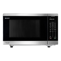Sharp 32L Flatbed Microwave - Stainless Steel SM327FHS