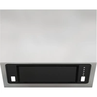Sirius 850mm Aria Black Glass-Finish Undermount Rangehood with Single Onboard Motor SM924850BK