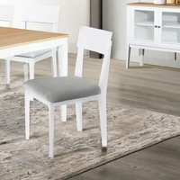 Criterion Sorrento Dining Chair Ready To Assemble White 500x575x875mm SORRENTODCWH2