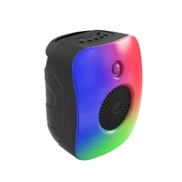 Laser RGB Mini Party Speaker 19 cm Black SP-RG19BK-218