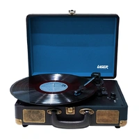 Laser Bluetooth Suitcase Turntable with Built-in Speaker SP-TT25BK-192