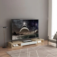 Tauris Split TV Unit Lowline Semi Assembled Oak 2500x590x250mm