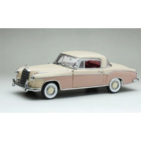 Sun Star 1/18 1958 MERCEDES-BENZ 220SE COUPE - Cream / Pink