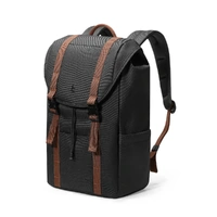 Tomtoc VintPack 15.6-inch Laptop Backpack - Black TA1M1D1