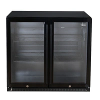 TECO 210L Back Bar Black Beverage Cooler TBF210BBABAH