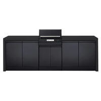 Crossray Extreme Outdoor Kitchen with Electric BBQ and Black Sintered Stone Benchtops TCEK-07