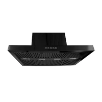 Crossray 1200mm Black Alfresco BBQ Rangehood TCR1200BLK