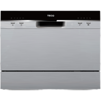 TECO Compact 6 Place Bench Top/Built-In Dishwasher Stainless Steel TDW06SCM