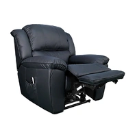 Texas Dual Motor Lift Chair - Black Leather TEXADUALBLK