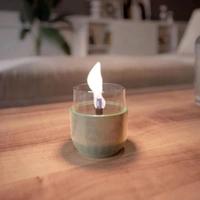 Violet 8 Reactive Glaze Green
