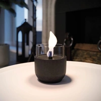 Violet 8 Reactive Glaze Black