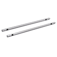 Heatstrip Silver Extension Mount Pole Kit - 600mm 2 in pack - used with THH-A & THX Range THHAC-006