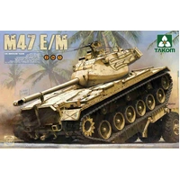 Takom 1/35 US Medium Tank M47 E/M 2 in 1 Plastic Model Kit