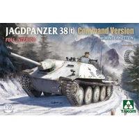 Takom 1/35 Jagdpanzer 38(t) Command Version w/ Winterketten Plastic Model Kit