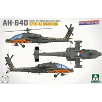 Takom 1/35 AH-64D Apache Royal Netherlands Air Force Special Markings (Limited Edition) Plastic Model Kit