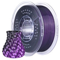 Elegoo Silk PLA Filament Silk Black Purple 1.75mm 1kg TL6427
