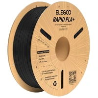 Elegoo Rapid PLA+ Filament Black 1.75mm 1kg TL6435