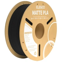 Elegoo PLA Matte Filament Matte Black 1.75mm 1kg TL6483