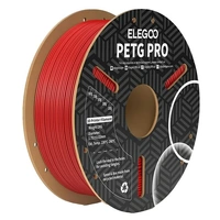  Elegoo PETG Pro filament Red 1.75mm 1kg TL6506