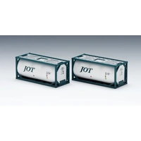 Tomix N ISO20ft tank container (frame type, Nippon Oil Transport, green, 2 pieces)