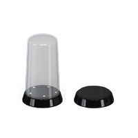 Trumpeter Round top Display case - Led stand 84 x 185mm