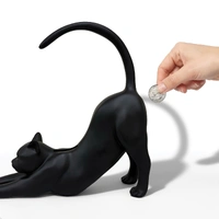Urban Attitude Cat Butt Money Box - Matte Black
