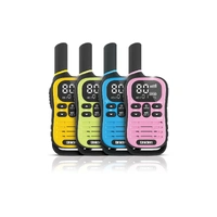 Uniden UH45 Max 0.5W UHF Handheld Radio with Kid-Zone Plus 4 Pack - Blue Green Yellow Pink UH45-4-MAX