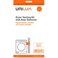 Universal Dryer Venting Kit, with Rear Deflector
