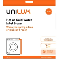 Hot or cold water inlet hose (2m)