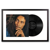 Framed Bob Marley - Legend - Vinyl Album Art