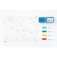 Scribble Mat Under the Sea 40x30cm Original Size