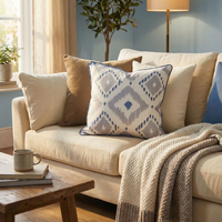 Urban Style Amortir Cushion Diamonds Blue 450x450x100mm US300004