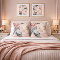 Urban Style Amortir Cushion Peony Pink 450x450x100mm US300018