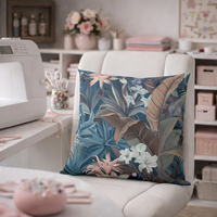 Urban Style Amortir Cushion Dark Jungle Blue 450x450x100mm US300020