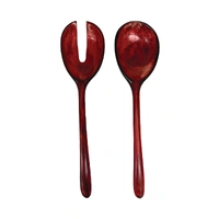 Urban Attitude LILA Large Paired Servers Length 30cm, Width 7.5cm (Spoon) - Berry Red