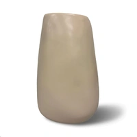 Urban Attitude RACH Large Vase Height 25.5cm, Width 17cm, Opening 6cm x 9cm - Stone Ivory
