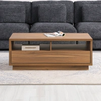Tauris Vice Coffee Table Ready To Assemble Walnut 1190x590x460mm