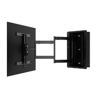 Suits TV Sizes 42-85"Extends 1.27 - 71.12cm Swivel ±67° Tilt 4/-10°.  FluidMotion  for effortless TV movement, Slim FollowThru in-arm cable manageme