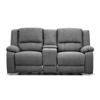 Captain 2 Seater Electric Recliner Sofa with Console - Latte VO-CAPT-2ER-LAT