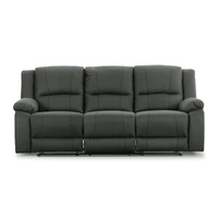 Captain 3 Seater Recliner with Two Single Recliners Suite - Jet VO-CAPT-3RRR-JET