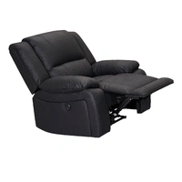 Captain Single Power Recliner Sofa - Jet VO-CAPT-ER-JET