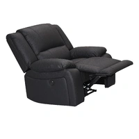 Captain Single Power Recliner Sofa - Onyx VO-CAPT-ERONYX