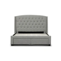 Kingston Queen Bed - Stone VO-FBD-01