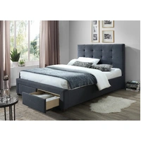 Rhodes Queen Bed - Grey VO-FBD-07