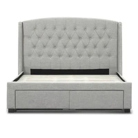 Kingston King Bed - Stone VO-FBD-10