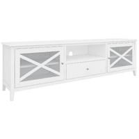 Hampton 2100mm Entertainment Unit 2 Door, Drawer & Niche - White VO-HAMP-05