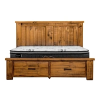 Outback King Bed with Storage - Oak VO-OUTB-02