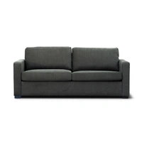 Wilson Queen Fabric Sofa Bed with Memory Mattress - Charcoal VO-WILS-02